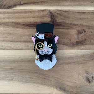 Erstwilder The Posh Pussycat Brooch cat pin NWOT